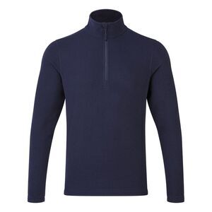 Premier Unisex Adult Recyclight Quarter Zip Fleece / Navy